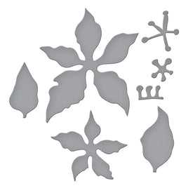 Poinsettia Etched Dies from Susan's Holiday Flora Collection by Susan Tierney-Cockburn