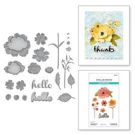 Vintage Florals - Etched Dies from the From the Garden Collection by Wendy Vecchi