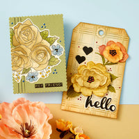 Vintage Florals - Etched Dies from the From the Garden Collection by Wendy Vecchi