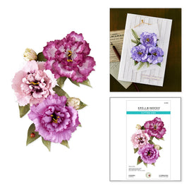 Lisianthus Etched Dies by Susan Tierney-Cockburn