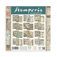 Gardens of Time - Stamperia Scrapbooking Double-Sided Paper Pad 12"x12" 10/Pkg