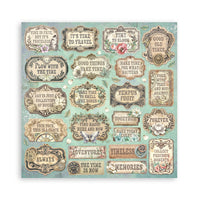 Gardens of Time - Stamperia Scrapbooking Double-Sided Paper Pad 12"x12" 10/Pkg