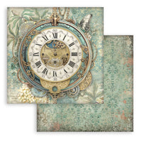 Gardens of Time - Stamperia Scrapbooking Double-Sided Paper Pad 12"x12" 10/Pkg