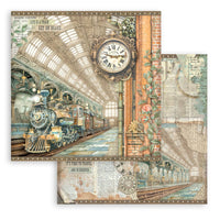 Gardens of Time - Stamperia Scrapbooking Double-Sided Paper Pad 12"x12" 10/Pkg