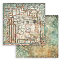 Gardens of Time - Stamperia Backgrounds Double-Sided Paper Pad 12"x12" 10/Pgk