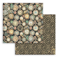 Gardens of Time - Stamperia Backgrounds Double-Sided Paper Pad 12"x12" 10/Pgk