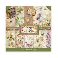All Around - Stamperia Scrapbooking Double-Sided Paper Pad 12"x12" 10/Pkg
