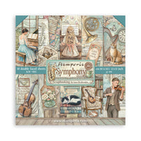 Symphony - Stamperia 12x12 Paper Pack (10 Sheets)