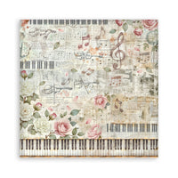 Symphony Background- Stamperia 12x12 Paper Pack (10 Sheets)
