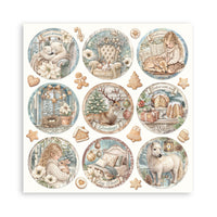 White Christmas - Scrapbooking Printed Pad For Art And Craft 10 Sheets cm 30.5x30.5 (12"x12")