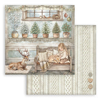 White Christmas - Scrapbooking Printed Pad For Art And Craft 10 Sheets cm 30.5x30.5 (12"x12")
