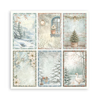 White Christmas - Scrapbooking Printed Pad For Art And Craft 10 Sheets cm 30.5x30.5 (12"x12")