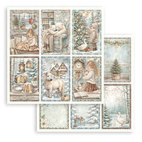 White Christmas - Scrapbooking Printed Pad For Art And Craft 10 Sheets cm 30.5x30.5 (12"x12")