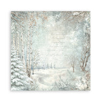 White Christmas - Scrapbooking Printed Pad For Art And Craft 10 Sheets cm 30.5x30.5 (12"x12")