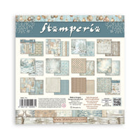 White Christmas - Scrapbooking Printed Pad For Art And Craft 10 Sheets cm 30.5x30.5 (12"x12") Backgrounds