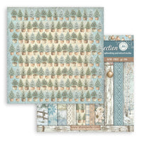 White Christmas - Scrapbooking Printed Pad For Art And Craft 10 Sheets cm 30.5x30.5 (12"x12") Backgrounds