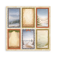Silent Night - View   Scrapbooking Printed Pad For Art And Craft 10 Sheets cm 30.5x30.5 (12"x12")