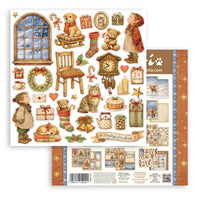 Silent Night - View   Scrapbooking Printed Pad For Art And Craft 10 Sheets cm 30.5x30.5 (12"x12")