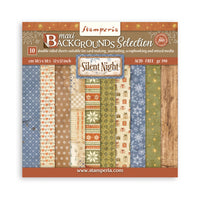 Silent Night - Scrapbooking Printed Pad For Art And Craft 10 Sheets cm 30.5x30.5 (12"x12") Backgrounds