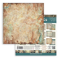 Gardens of Time - Stamperia Backgrounds Double-Sided Paper Pad 8"X8" 10/Pkg