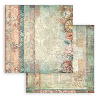 Gardens of Time - Stamperia Backgrounds Double-Sided Paper Pad 8"X8" 10/Pkg