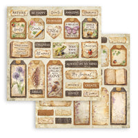 All Around - Stamperia Single-Sided Paper Pad 8"X8"