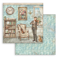 Symphony - Stamperia 8x8 Paper Pack (10 Sheets)