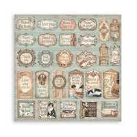Symphony - Stamperia 8x8 Paper Pack (10 Sheets)