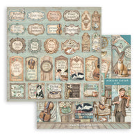 Symphony - Stamperia 8x8 Paper Pack (10 Sheets)
