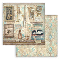 Symphony - Stamperia 8x8 Paper Pack (10 Sheets)