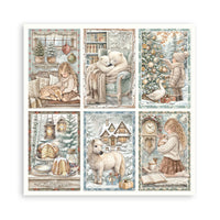 White Christmas - Scrapbooking Printed Pad For Art And Craft 10 Sheets cm 20.3x20.3 (8"x8")