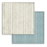 White Christmas - Scrapbooking Printed Pad For Art And Craft 10 Sheets cm 20.3x20.3 (8"x8") Backgrounds