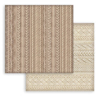 White Christmas - Scrapbooking Printed Pad For Art And Craft 10 Sheets cm 20.3x20.3 (8"x8") Backgrounds