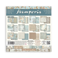 White Christmas - Scrapbooking Printed Pad For Art And Craft 10 Sheets cm 20.3x20.3 (8"x8") Backgrounds