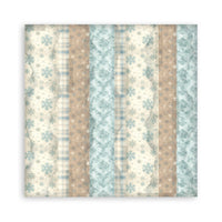 White Christmas - Scrapbooking Printed Pad For Art And Craft 10 Sheets cm 20.3x20.3 (8"x8") Backgrounds