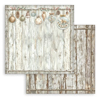 White Christmas - Scrapbooking Printed Pad For Art And Craft 10 Sheets cm 20.3x20.3 (8"x8") Backgrounds