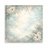White Christmas - Scrapbooking Printed Pad For Art And Craft 10 Sheets cm 20.3x20.3 (8"x8") Backgrounds