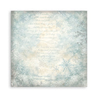 White Christmas - Scrapbooking Printed Pad For Art And Craft 10 Sheets cm 20.3x20.3 (8"x8") Backgrounds