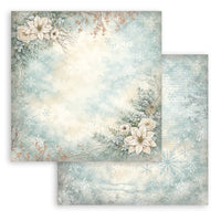 White Christmas - Scrapbooking Printed Pad For Art And Craft 10 Sheets cm 20.3x20.3 (8"x8") Backgrounds