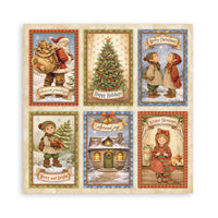 Silent Night - Scrapbooking Printed Pad For Art And Craft 10 Sheets cm 20.3x20.3 (8"x8")
