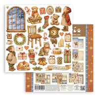 Silent Night - Scrapbooking Printed Pad For Art And Craft 10 Sheets cm 20.3x20.3 (8"x8")