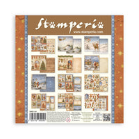 Silent Night - Scrapbooking Printed Pad For Art And Craft 10 Sheets cm 20.3x20.3 (8"x8")