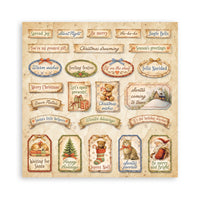 Silent Night - Scrapbooking Printed Pad For Art And Craft 10 Sheets cm 20.3x20.3 (8"x8")
