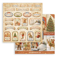 Silent Night - Scrapbooking Printed Pad For Art And Craft 10 Sheets cm 20.3x20.3 (8"x8")