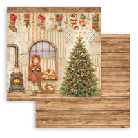Silent Night - Scrapbooking Printed Pad For Art And Craft 10 Sheets cm 20.3x20.3 (8"x8")