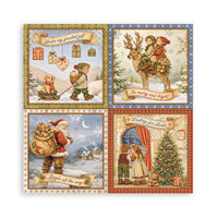 Silent Night - Scrapbooking Printed Pad For Art And Craft 10 Sheets cm 20.3x20.3 (8"x8")