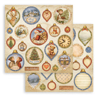 Silent Night - Scrapbooking Printed Pad For Art And Craft 10 Sheets cm 20.3x20.3 (8"x8")