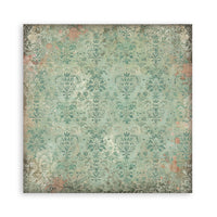 Gardens of Time - Stamperia Single-Sided Paper Pad 8"X8" 22/Pkg