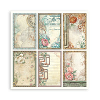 Gardens of Time - Stamperia Single-Sided Paper Pad 8"X8" 22/Pkg