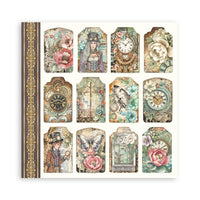 Gardens of Time - Stamperia Single-Sided Paper Pad 8"X8" 22/Pkg